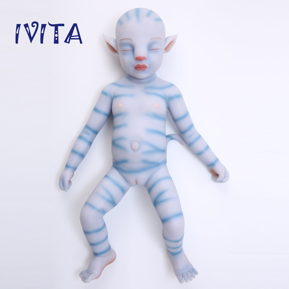 1806 IVITA 20'' Avatar Silicone Doll Reborn Baby Boy Fairy